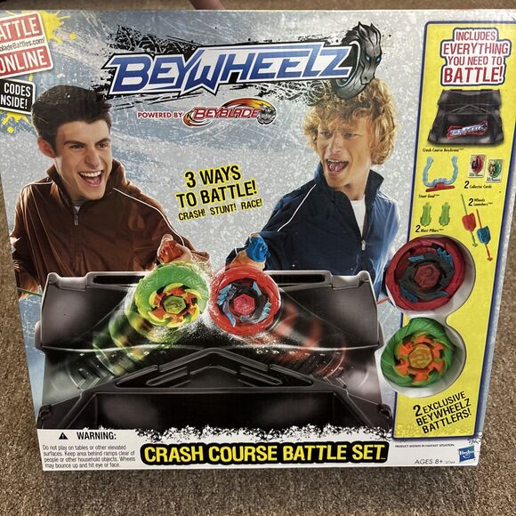 2012 Beyblade Beywheelz Crash Course Battle Set 2 Beywheelz Battlers Hasbro NEW - Picture 1 of 8